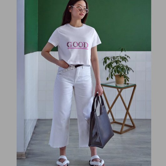 T-shirt Texte des devis de fleurs été