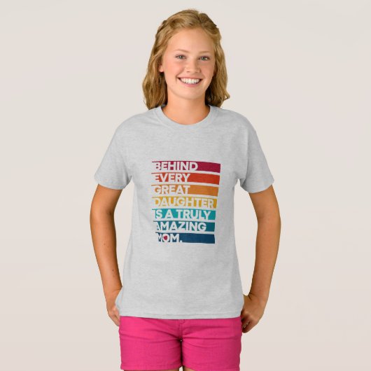 T-shirt Texte d'expression de conception mignonne pour la (Devant entier)