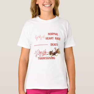 T-shirt Texte drôle de dinde de Thanksgiving.