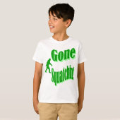 T-shirt Texte du slogan vert parti (Devant entier)