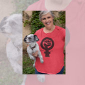 T-shirt Texte du symbole des droits des femmes