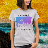 T-shirt Texte éditable Mouettes mignonnes Impression d'art