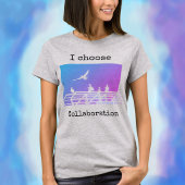 T-shirt Texte éditable Mouettes mignonnes Impression d'art