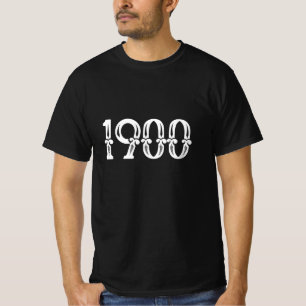 T-shirt Texte élégant Vintage 1900 anniversaire pour lui T