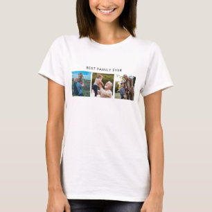 T-shirt Texte et image personnalisés x3
