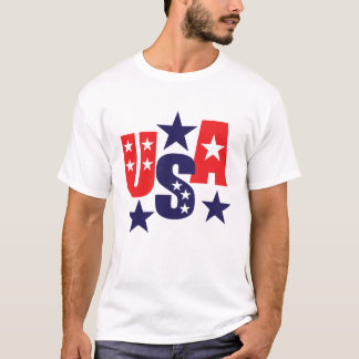 T-shirt Texte États-Unis