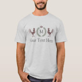 T-shirt Texte fait sur commande et conception initiale de (Devant)