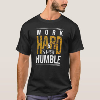 T-shirt texte humble