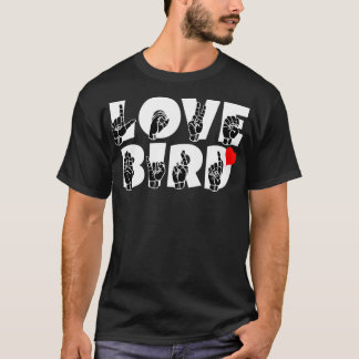 T-shirt Texte INSÉPARABLE et ASL Langue des signes