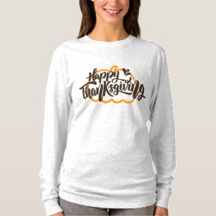 T-shirt Texte mignon sur le citrouille pour Thanksgiving