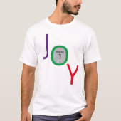 T-SHIRT TEXTE MODÈLE ORIGINAL CONCEPTION "JOY" (Devant)