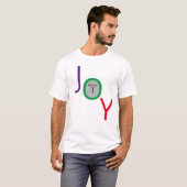 T-SHIRT TEXTE MODÈLE ORIGINAL CONCEPTION "JOY" (Devant entier)
