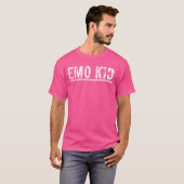 T-shirt Texte Perdu Emo Kid Punk Funny Goth Heavy Meta (Devant entier)