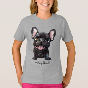 T-shirt Texte personnalisé 🐶 chiot français