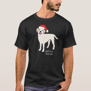 T-shirt Texte personnalisé de l'extracteur de Noël Labrado