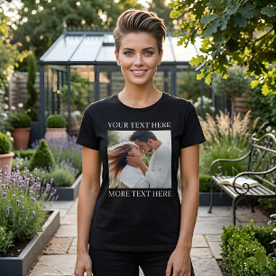 T-shirt Texte personnalisé et photo