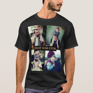 T-shirt Texte personnalisé et photo x4