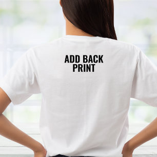 T-shirt Texte personnalisé - Imprimer Ajouter à l'impressi