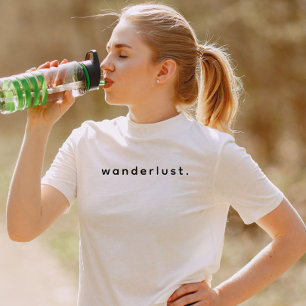 T-shirt Texte personnalisé moderne noir