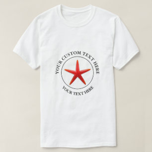 T-shirt Texte personnalisé Ocean Starfish
