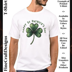 T-shirt Texte personnalisé St Patrick’s Day 04 Irish Party