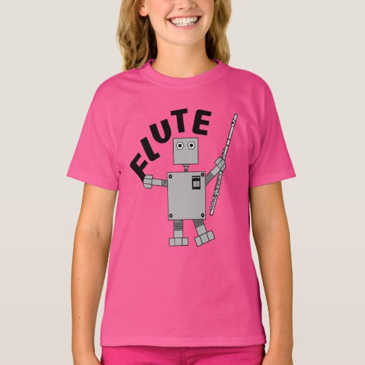 T-shirt Texte Robot de flux (Devant)