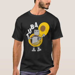 T-shirt Texte Robot Tuba