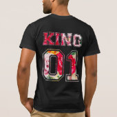 T-shirt texte roi lettrage style graffiti (Dos)