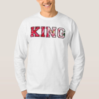 T-shirt texte roi lettrage style graffiti