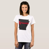 T-shirt Texte rouge Arkanstyle (Devant entier)