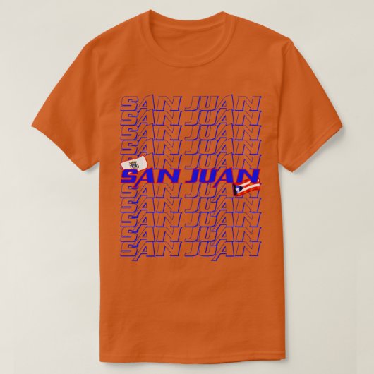 T-shirt Texte San Juan Cascade (Design devant)