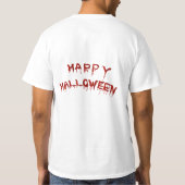 T-shirt Texte sanglant de la main | de Halloween sur la (Dos)