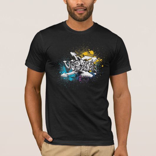 T-shirt Texte urbain (Devant)
