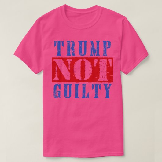 T-shirt Texte Vintage non coupable (Design devant)
