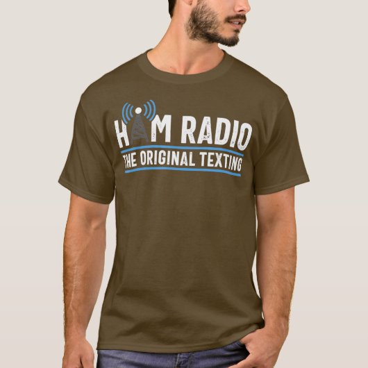 T-shirt Textes originaux Ham Radio Opérateur Amateur Cadea (Devant)