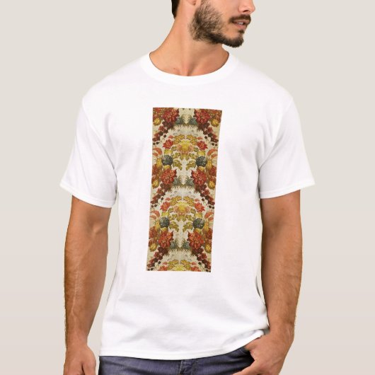 T-shirt Textile avec un motif floral de répétition (Devant)