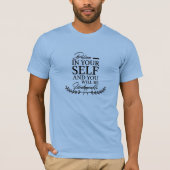 T-shirt Textographie calligraphie citations de motivation  (Devant)