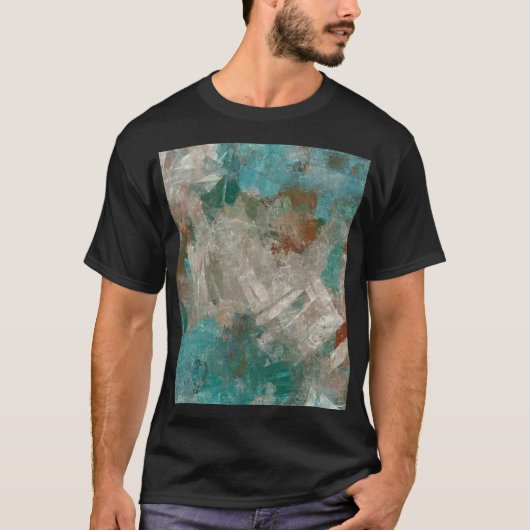 T-shirt Texture Abstraite Psychédélique Des Trucs. (Devant)