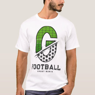 T-shirt Texture de ballon de football Typographie sportive