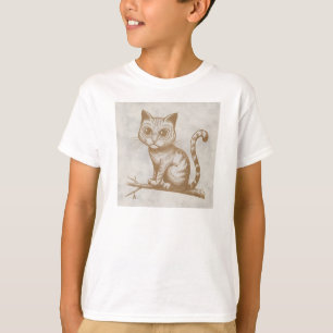 T-shirt Texture de chats en rétro 90 designs