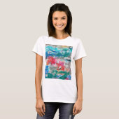 T-shirt Texture de crayons (Devant entier)