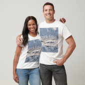 T-shirt Texture de jean déchiré (Unisexe)