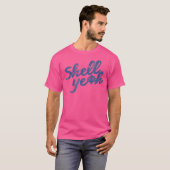 T-shirt Texture de plage Shell Yeah (Devant entier)