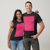 T-shirt Texture De Tissu Rose De Luxe. (Unisexe)