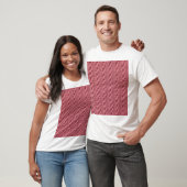 T-shirt Texture du pull : Motif de gros plan détaillé (Unisexe)