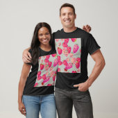 T-shirt Texture tirée à la main de fraise mûre (Unisexe)