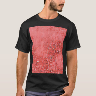 T-shirt Texture vintage du mur de fer rouillé