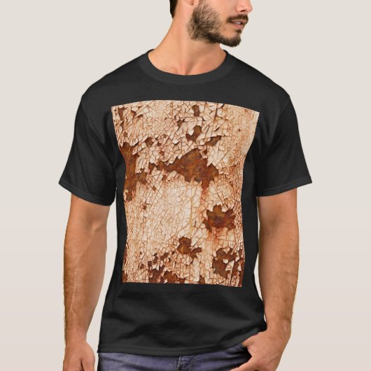 T-shirt Textures de rouille : arrière - plan de surface pa (Devant)