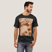T-shirt Textures de rouille : arrière - plan de surface pa (Devant entier)