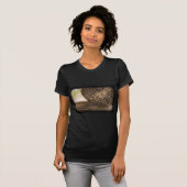 T-shirt Textures en bois Cabine (Devant entier)
